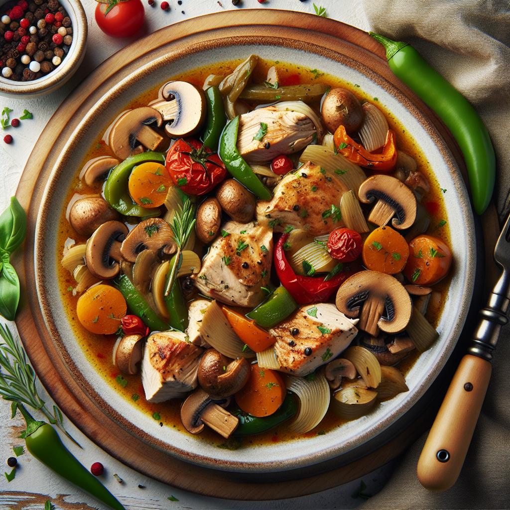 Savory Turkey and Mushroom Stew: A Hearty Comfort Dish