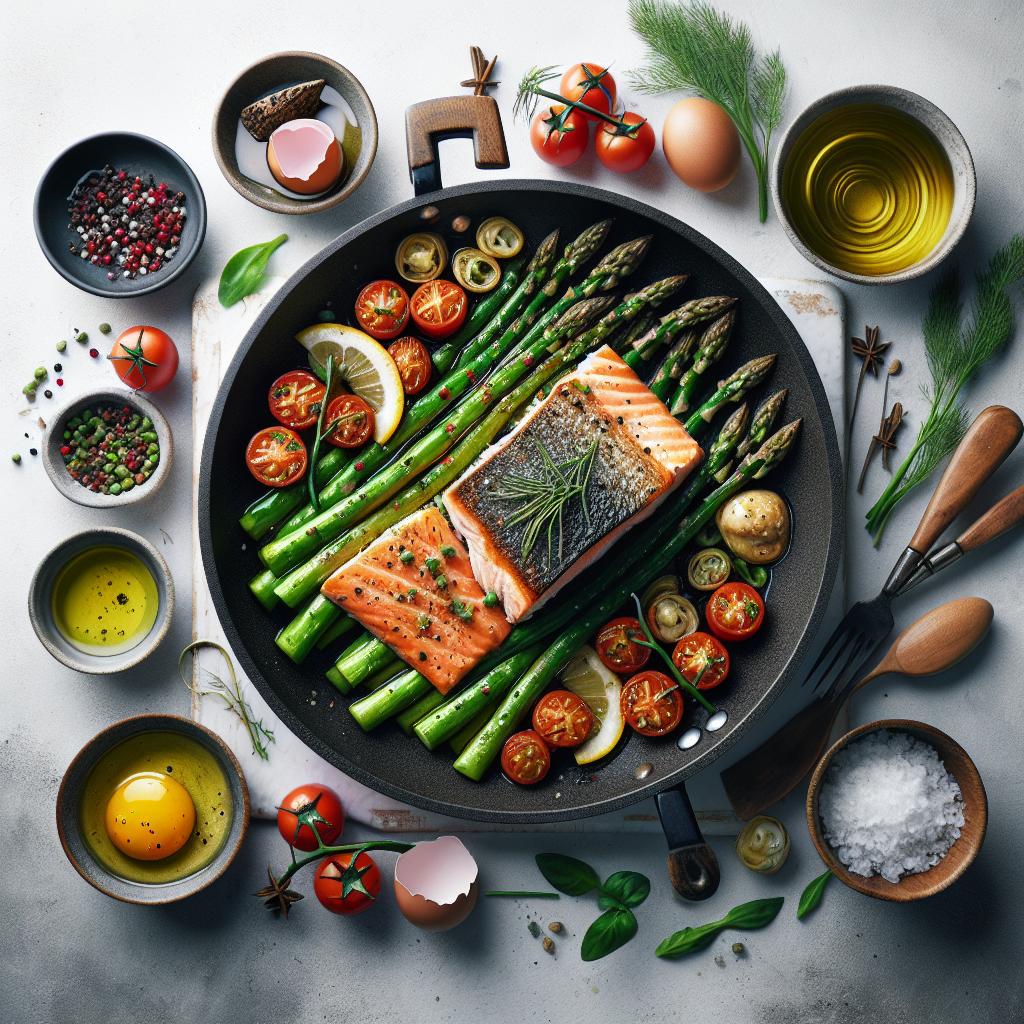 One-Pan Wonder: Salmon and Asparagus Made Simple