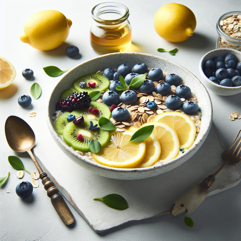 Zesty Lemon Blueberry Overnight Oats: Bright Breakfast Boost