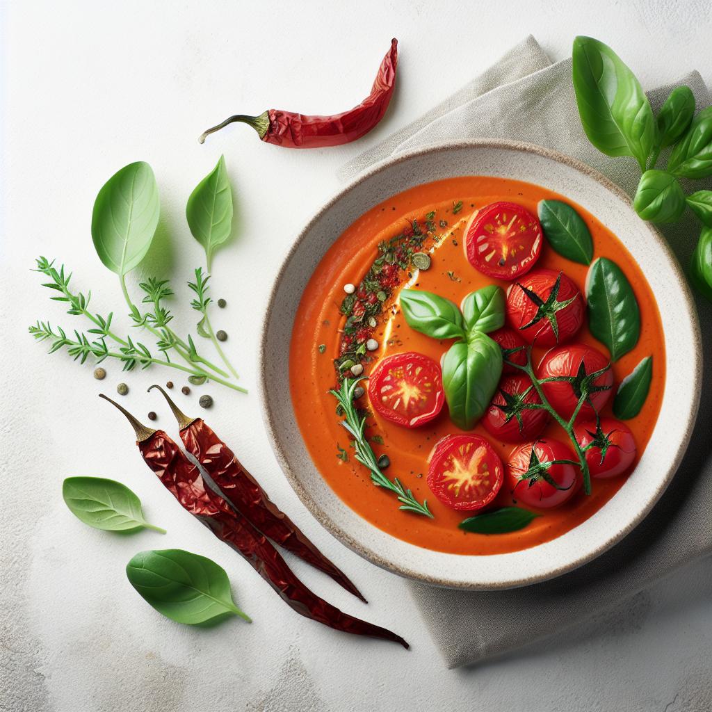 Savor the Bold Flavors of Roasted Tomato & Red Pepper Soup