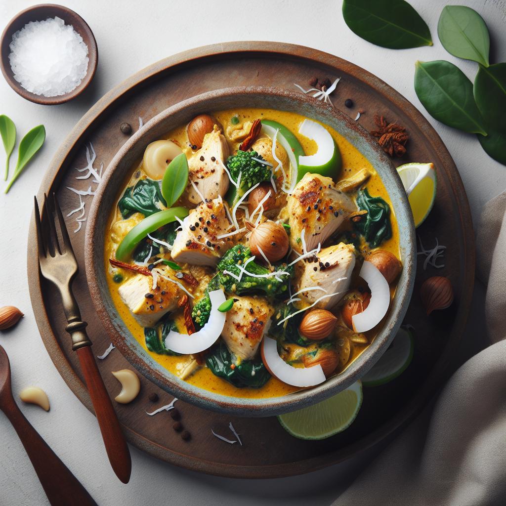 Indulge in Creamy Coconut Chicken Curry: A Flavorful Journey