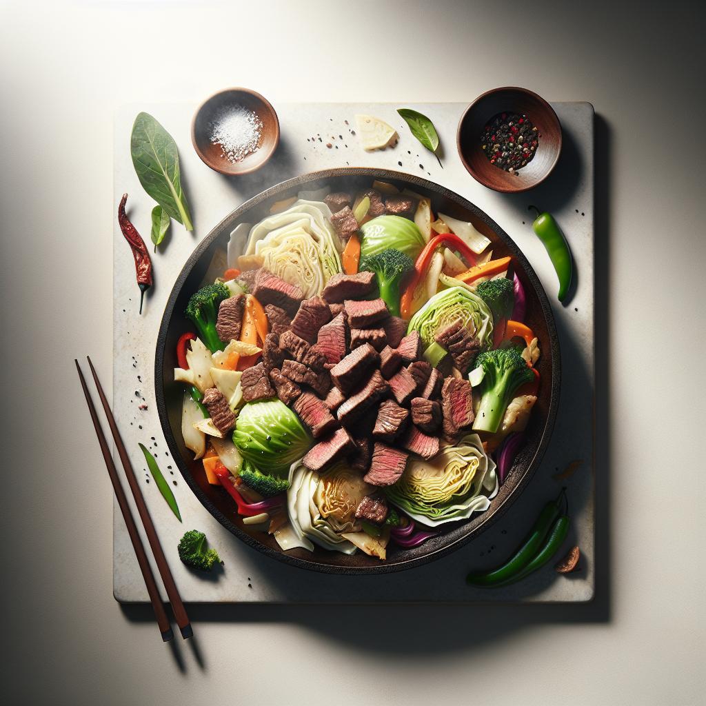 Sizzling Beef and Cabbage Stir Fry: A Flavorful Quick Feast