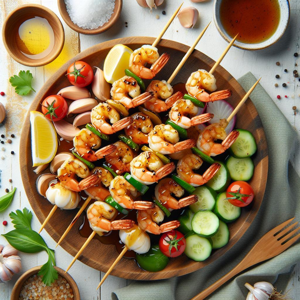 Sweet & Savory Honey Garlic Shrimp Skewers Recipe Guide