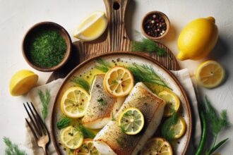 Zesty Baked Cod with Lemon and Dill: A Fresh, Healthy Delight