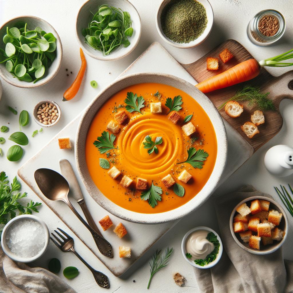 Velvety Carrot Soup: A Creamy Delight for Every Season