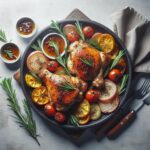 Savory Baked Chicken Thighs Infused with Fresh Rosemary