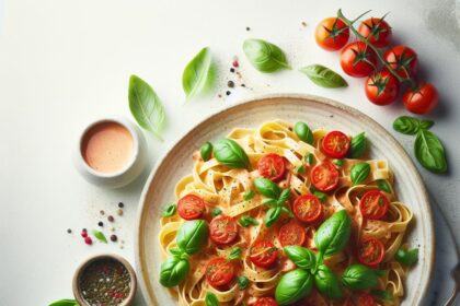 Savor the Flavor: Creamy Tomato Pasta with Fresh Basil Bliss