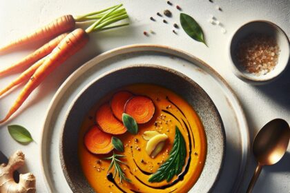 Golden Glow: The Magic of Roasted Carrot and Ginger Soup