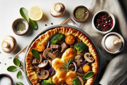 Hearty Beef and Mushroom Pot Pie: A Comfort Food Classic