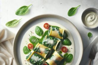 Velvety Spinach Ricotta Cannelloni: A Creamy Delight