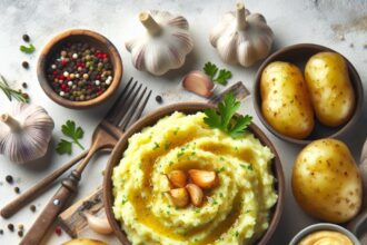 Creamy Roasted Garlic Mashed Potatoes: A Flavorful Twist