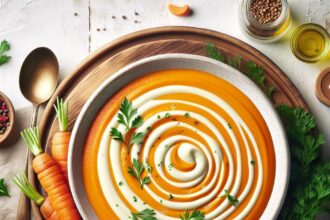 Velvety Carrot Soup: A Creamy Comfort in Every Spoonful