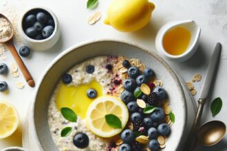 Zesty Lemon Blueberry Overnight Oats: Bright Breakfast Boost