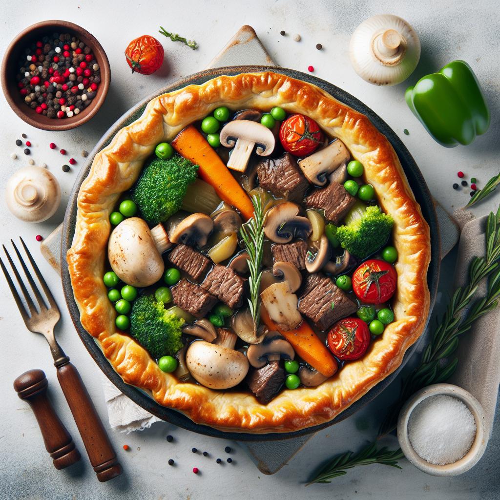 Hearty Beef and Mushroom Pot Pie: A Comfort Food Classic