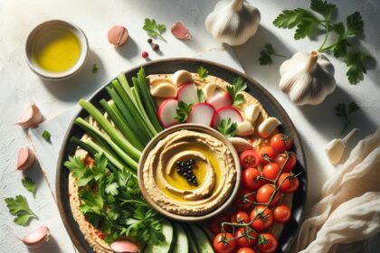 Unlock Flavor: How to Make Roasted Garlic Hummus Dip
