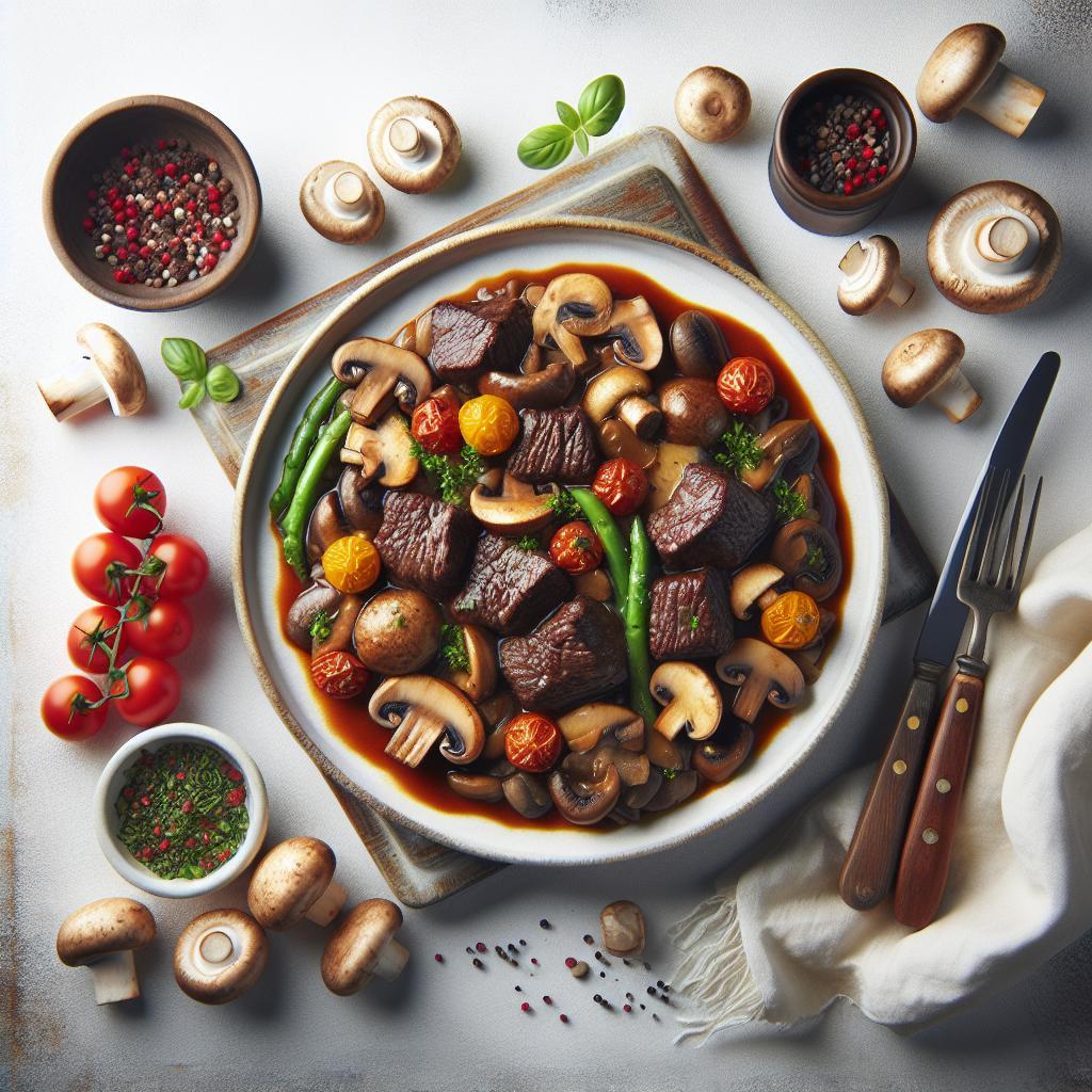 Hearty Beef and Mushroom Stew: A Savory Comfort Classic