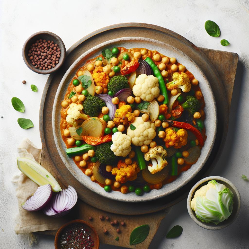 Roasted Cauliflower & Chickpea Curry: A Flavorful Delight