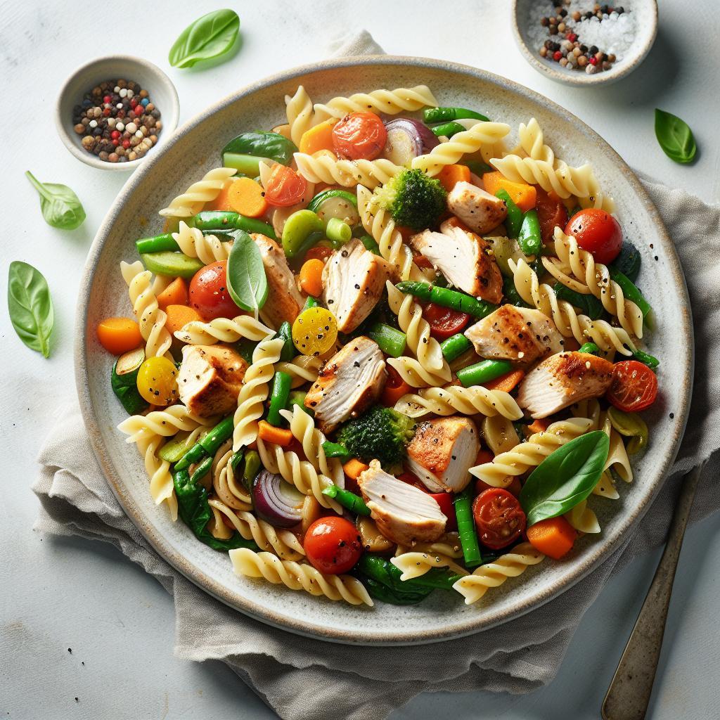 Wholesome Chicken and Vegetable Pasta: A Nutritious Delight