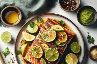 Zesty Baked Salmon with Honey & Lime: A Flavorful Delight
