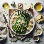 Crisp & Savory: Roasted Asparagus with Parmesan Delight