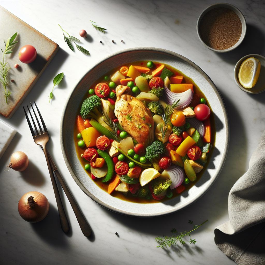 Hearty Chicken and Vegetable Stew: A Wholesome Comfort Bowl