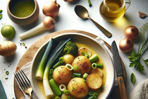 Golden Comfort: Roasted Potato and Leek Soup Recipe Guide