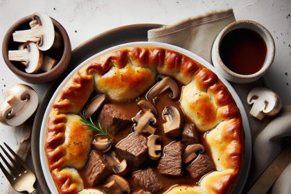 Hearty Beef and Mushroom Pot Pie: A Savory Classic Recipe