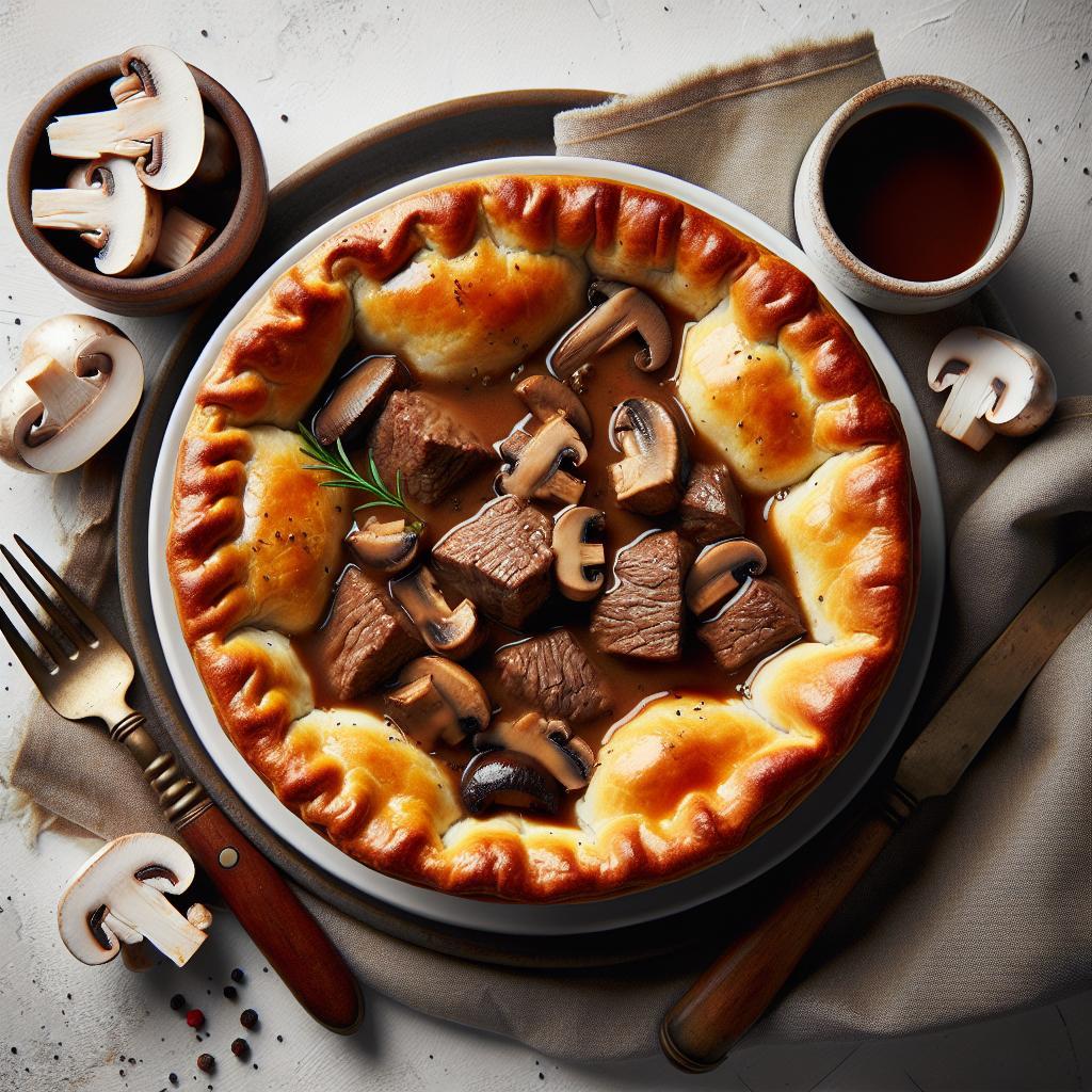 Hearty Beef and Mushroom Pot Pie: A Savory Classic Recipe