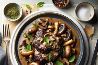 Savory Beef Tips with Mushroom Gravy: A Hearty Classic