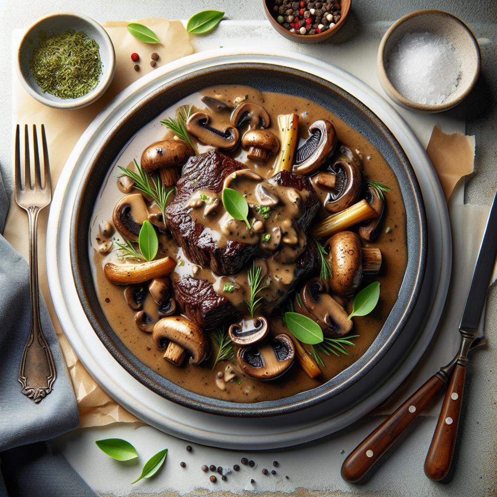 Savory Beef Tips with Mushroom Gravy: A Hearty Classic