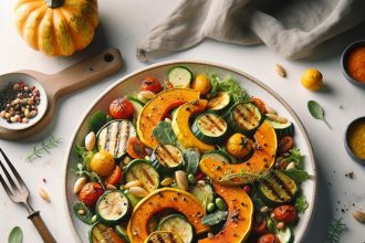 Golden Harvest: A Flavorful Roasted Squash Salad Recipe
