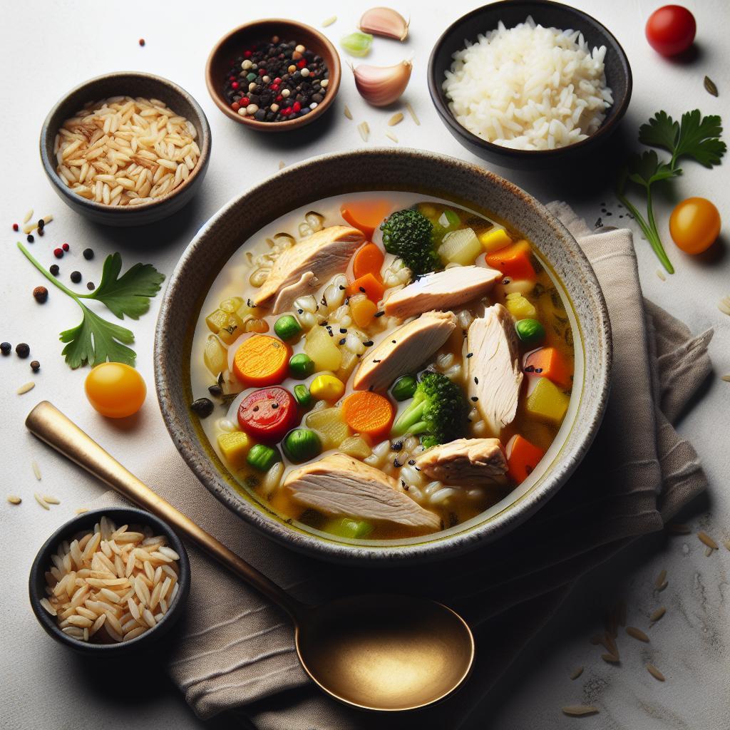 Soul-Warming Chicken and Rice Soup: A Timeless Comfort Bowl