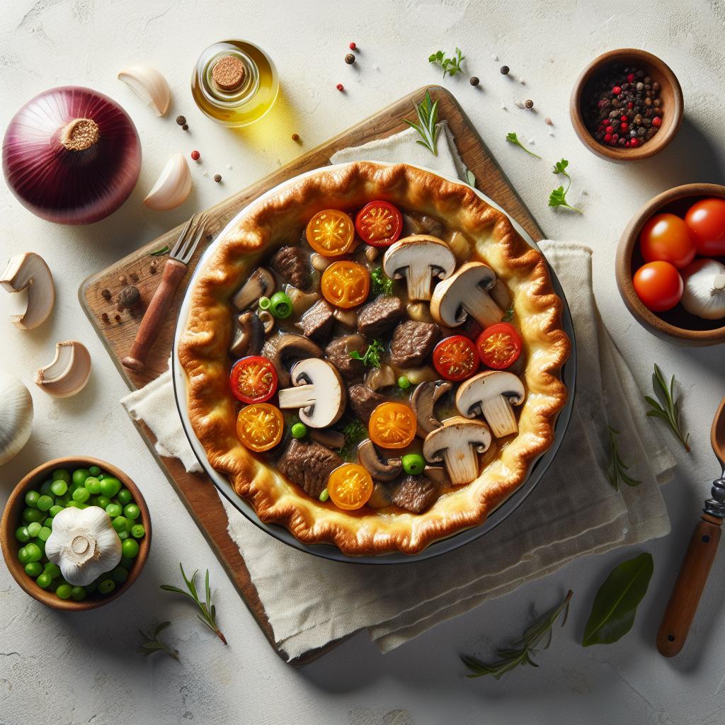 Hearty Beef & Mushroom Pot Pie: A Comfort Food Classic
