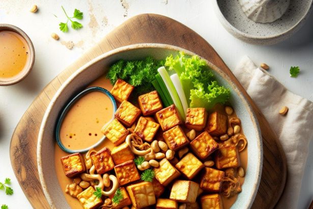 Crunchy Tofu Delight: Mastering Peanut Sauce Perfection
