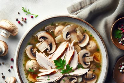 Turkey and Mushroom Soup: A Savory Blend of Comfort and Flavor