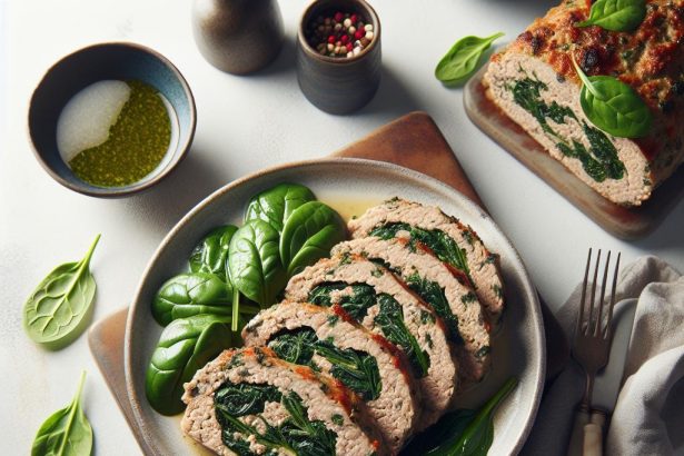 Hearty Turkey and Spinach Meatloaf: A Nutritious Classic