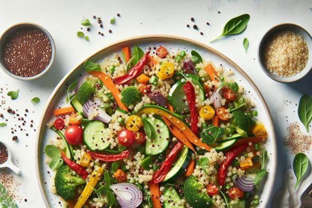 Roasted Vegetable Quinoa Salad: A Colorful, Nutritious Delight