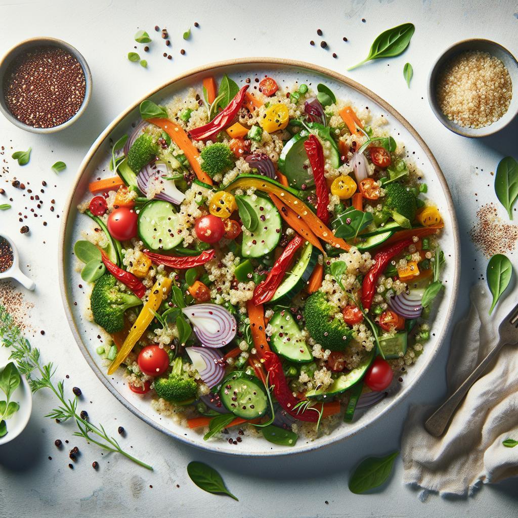 Roasted Vegetable Quinoa Salad: A Colorful, Nutritious Delight