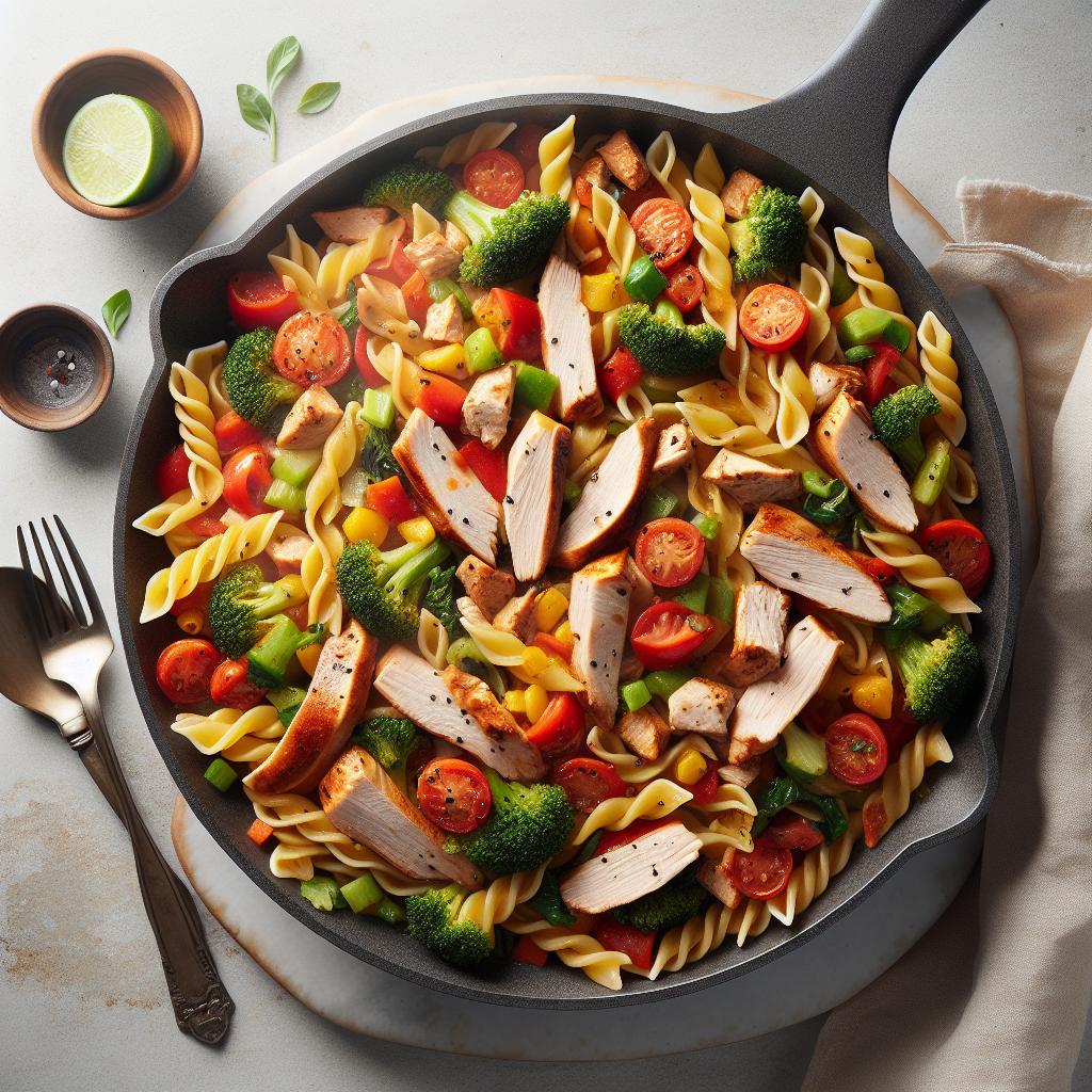 One-Pan Turkey Taco Pasta Skillet: Flavor Meets Easy Cooking