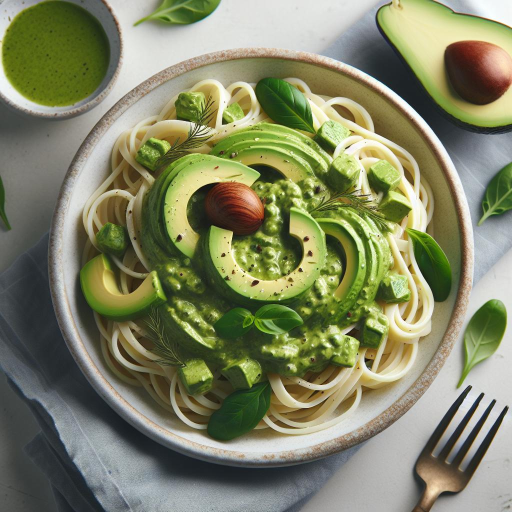 Silky Smooth Avocado Pasta Sauce: A Creamy Green Delight