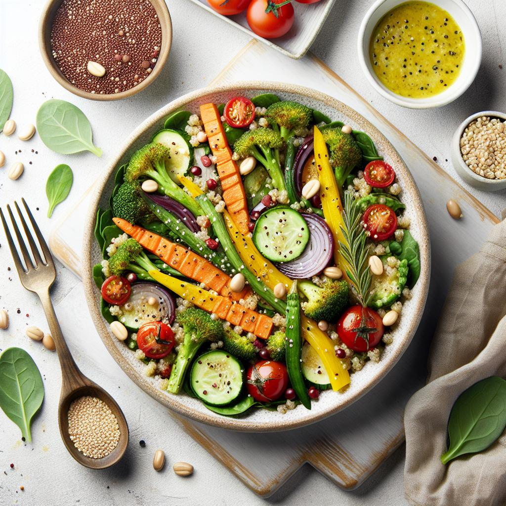 Roasted Vegetable Quinoa Salad: A Colorful, Nutritious Delight