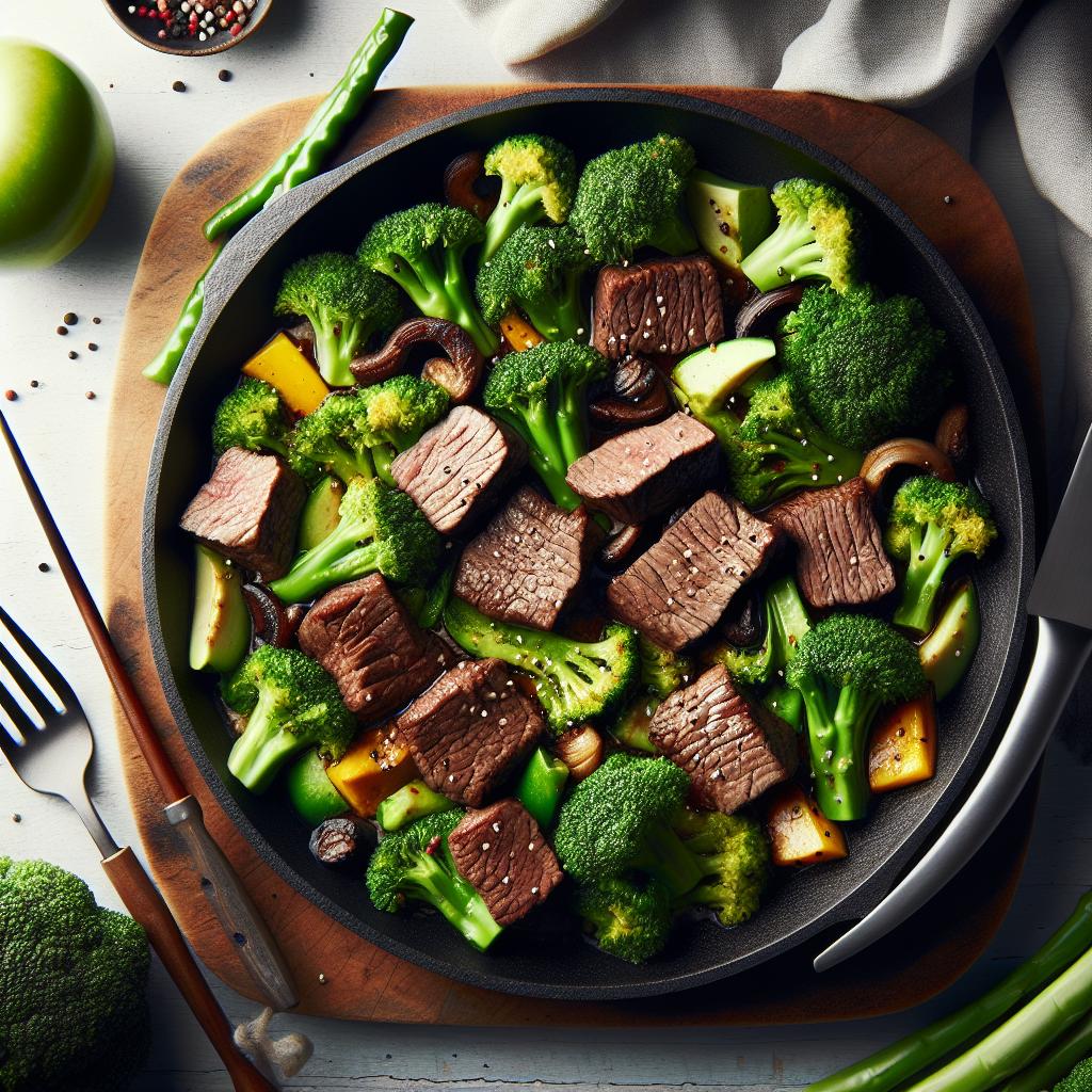 Sizzling Beef and Broccoli Skillet: Quick Flavor-Packed Meal