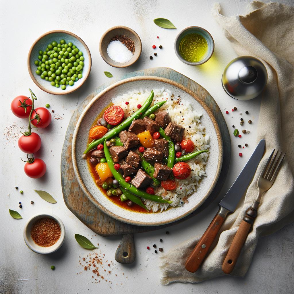 Hearty Beef and Rice Stew: Comfort in Every Savory Spoon