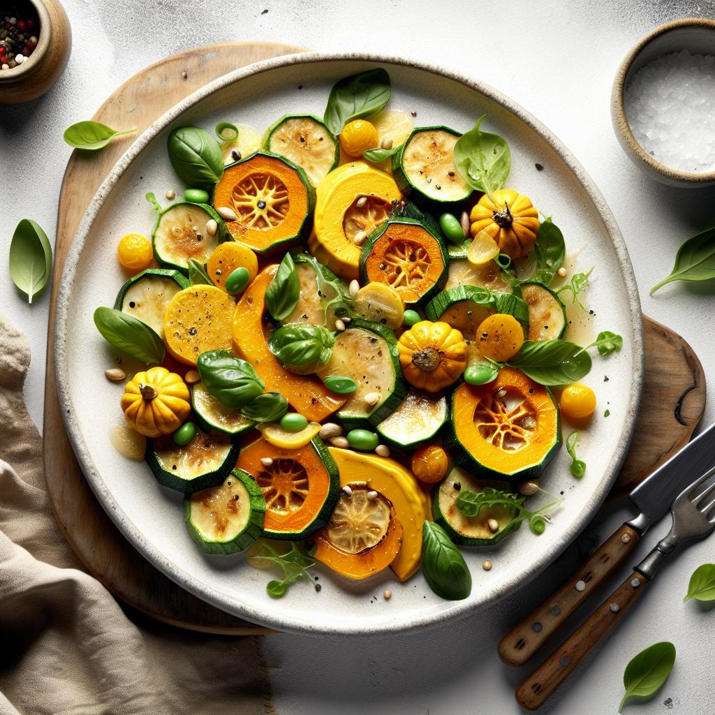 Golden Harvest: A Flavorful Roasted Squash Salad Recipe
