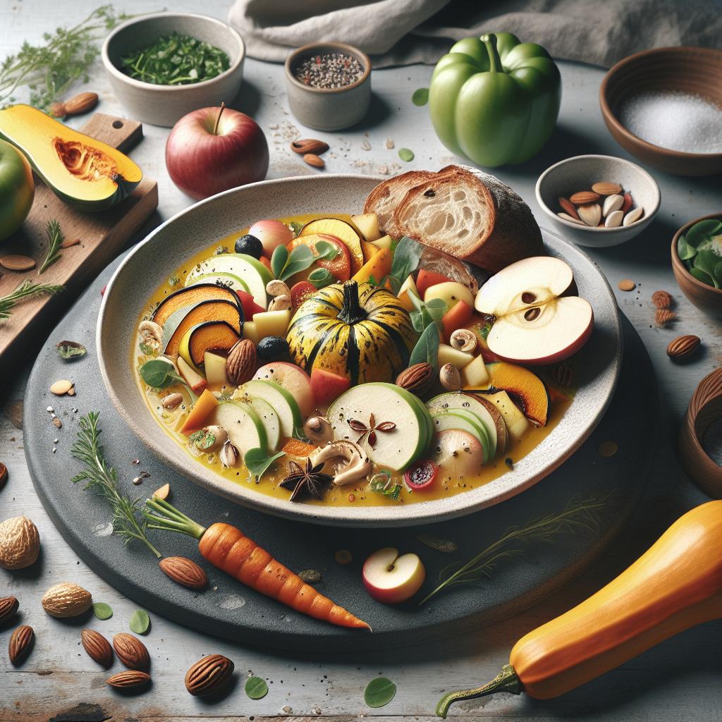 Cozy Comfort: Roasted Squash and Apple Soup Recipe Delight