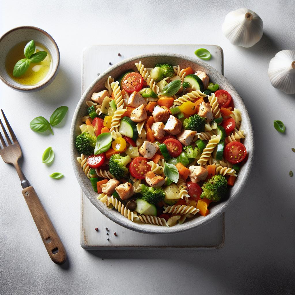 Wholesome Chicken and Vegetable Pasta: A Nutritious Delight