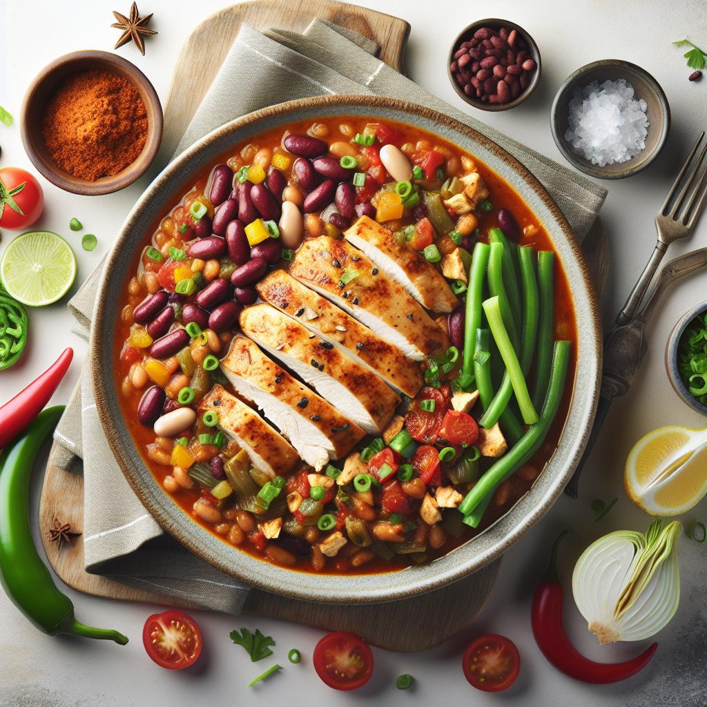 Hearty Chicken and Bean Chili: A Flavorful Comfort Classic