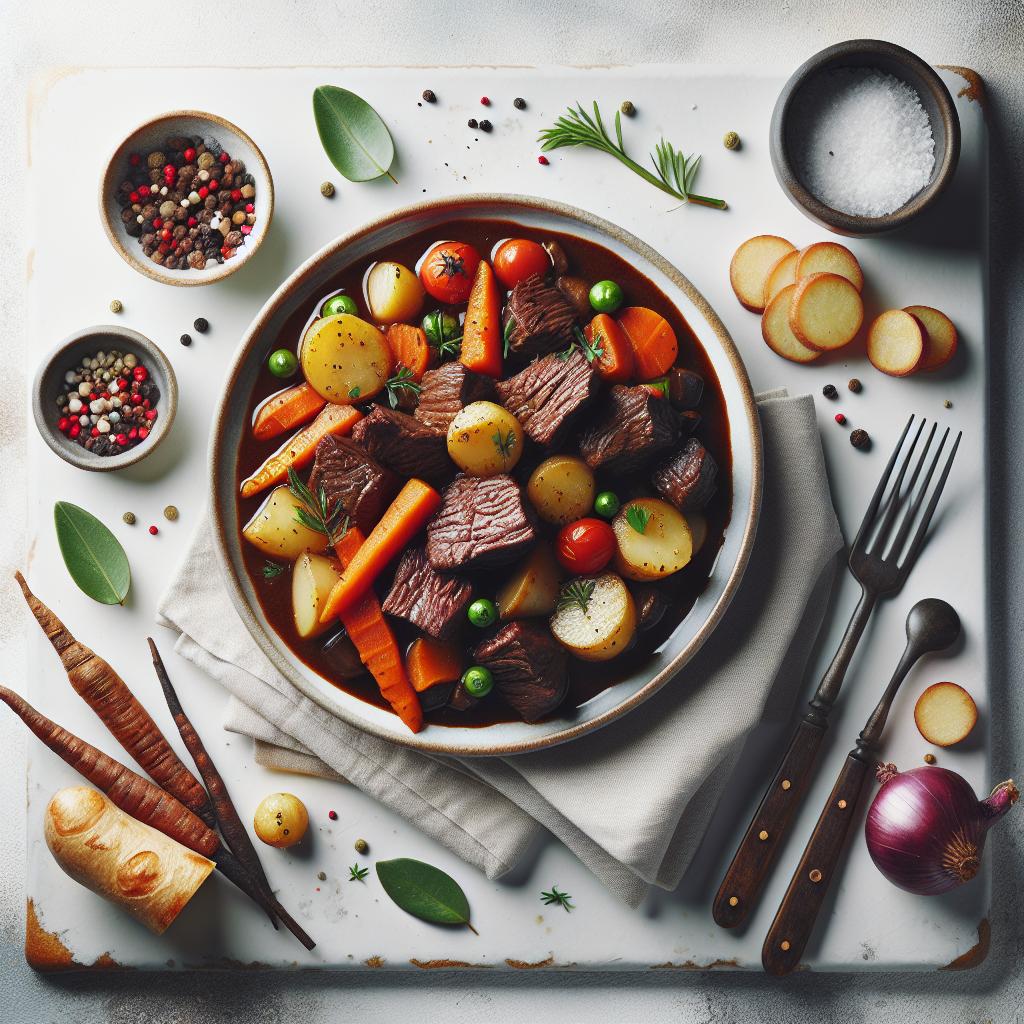 Hearty Beef Stew with Root Vegetables: A Comfort Classic
