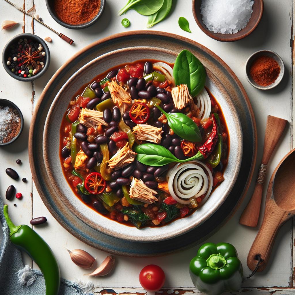 Hearty Turkey Chili with Black Beans: A Flavorful Twist