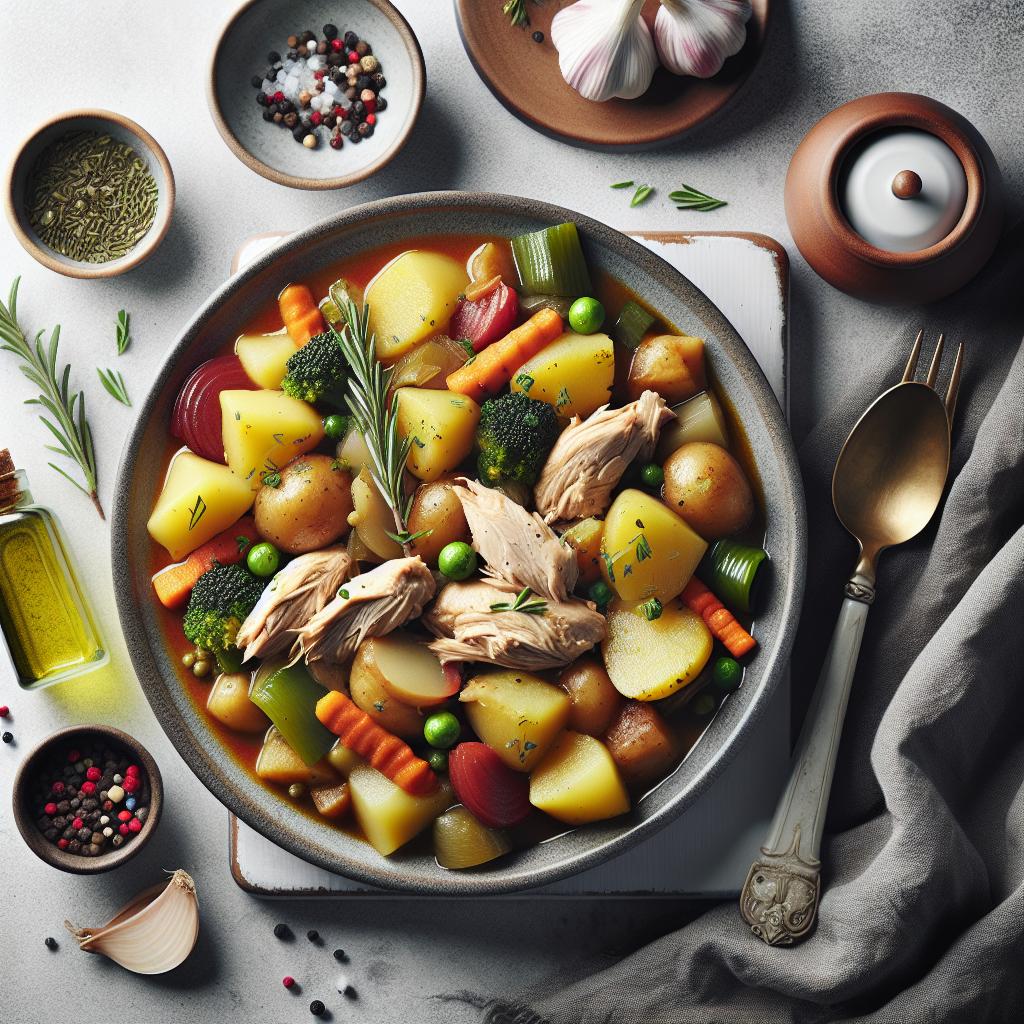 Hearty Chicken and Potato Stew: Comfort in Every Spoonful
